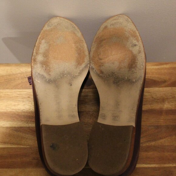 Talbots Burgundy Tassel Loafers - Sz 9.5 - Picture 6 of 6